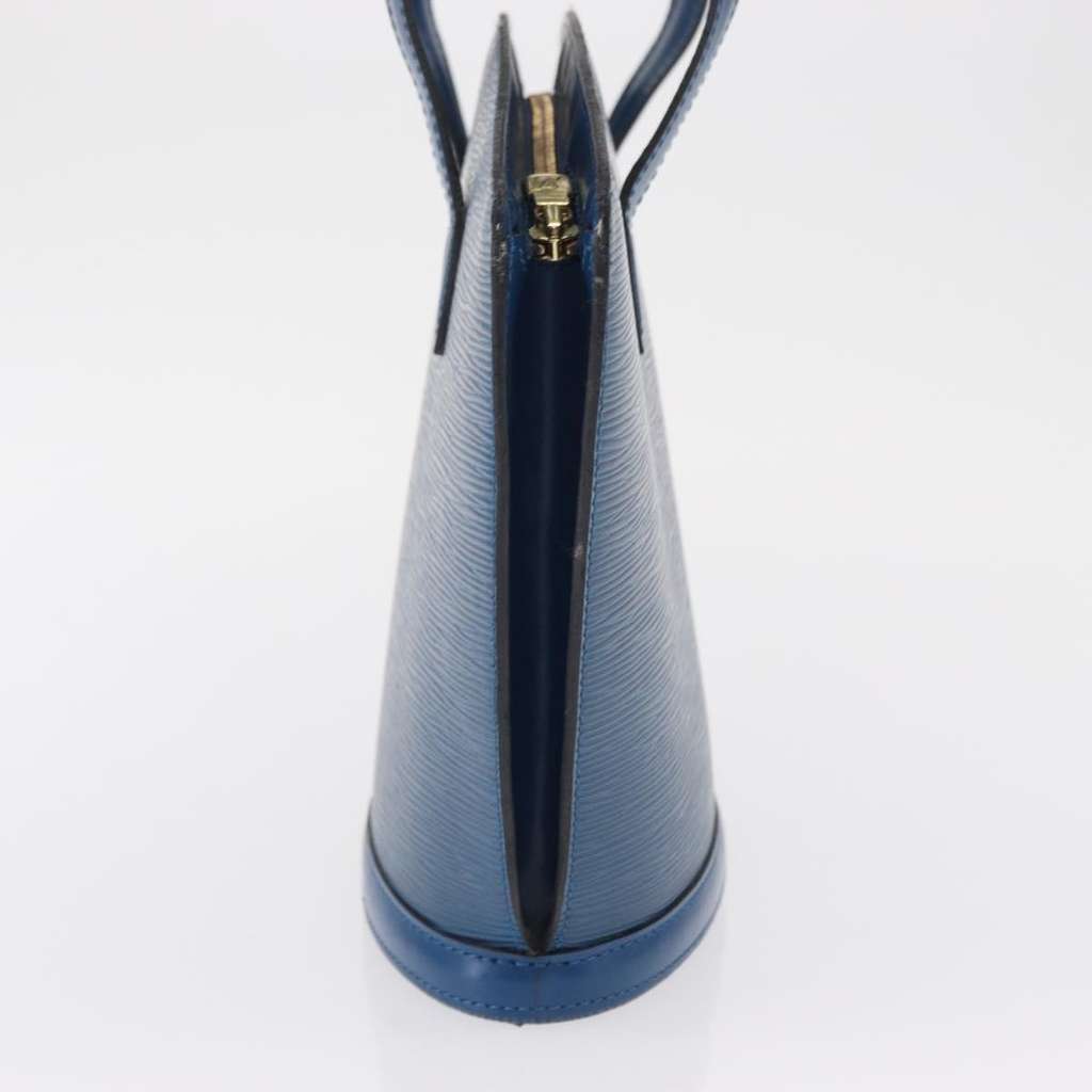 Louis Vuitton Saint Jacques Handbag Blue Leather Good condition - Box View