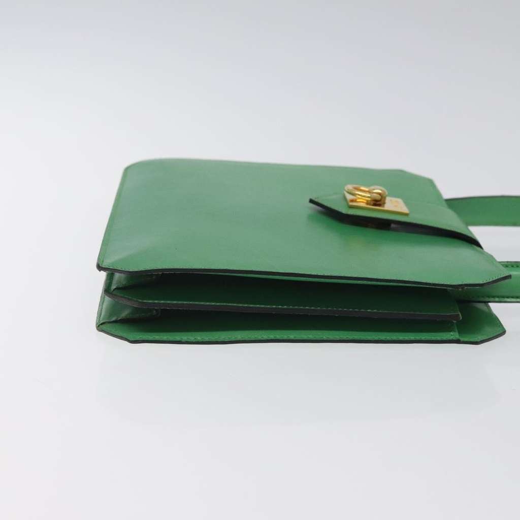 Celine Handbag Green Leather Good condition - Inside View