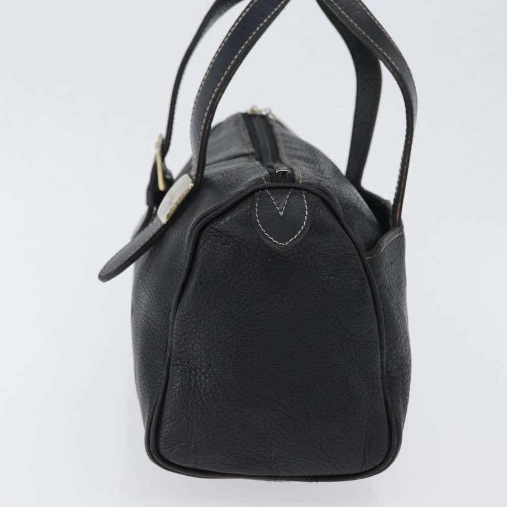 Burberry Vintage Handbag Black Leather Good condition - Inside View