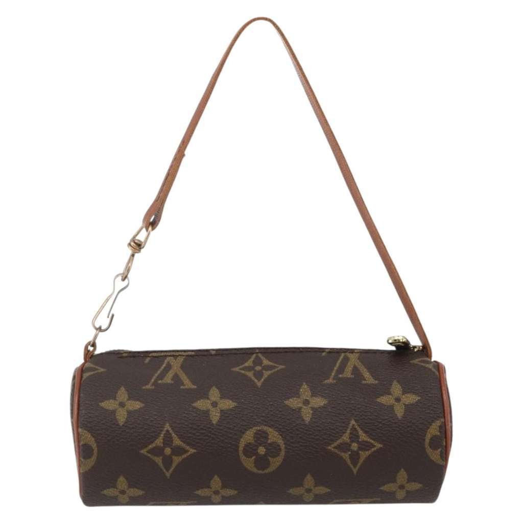 Louis Vuitton Papillon Pochette Brown Canvas Good condition - Back View