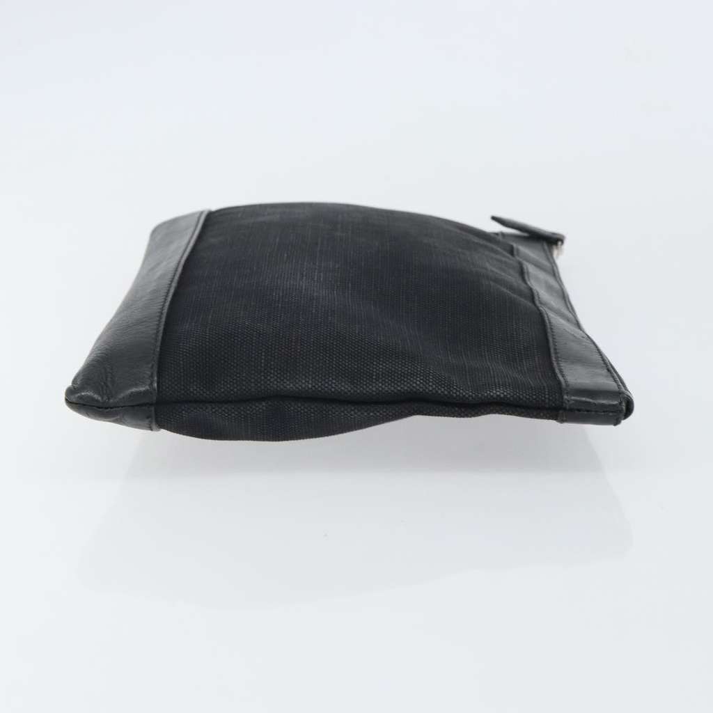 Balenciaga Navy Zip Pouch Black Canvas Fair condition - Inside View