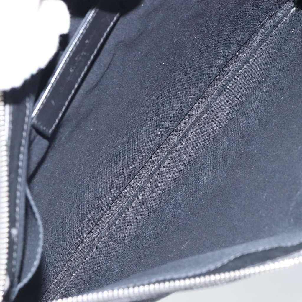 Balenciaga Navy Zip Pouch Black Canvas Fair condition - Box View