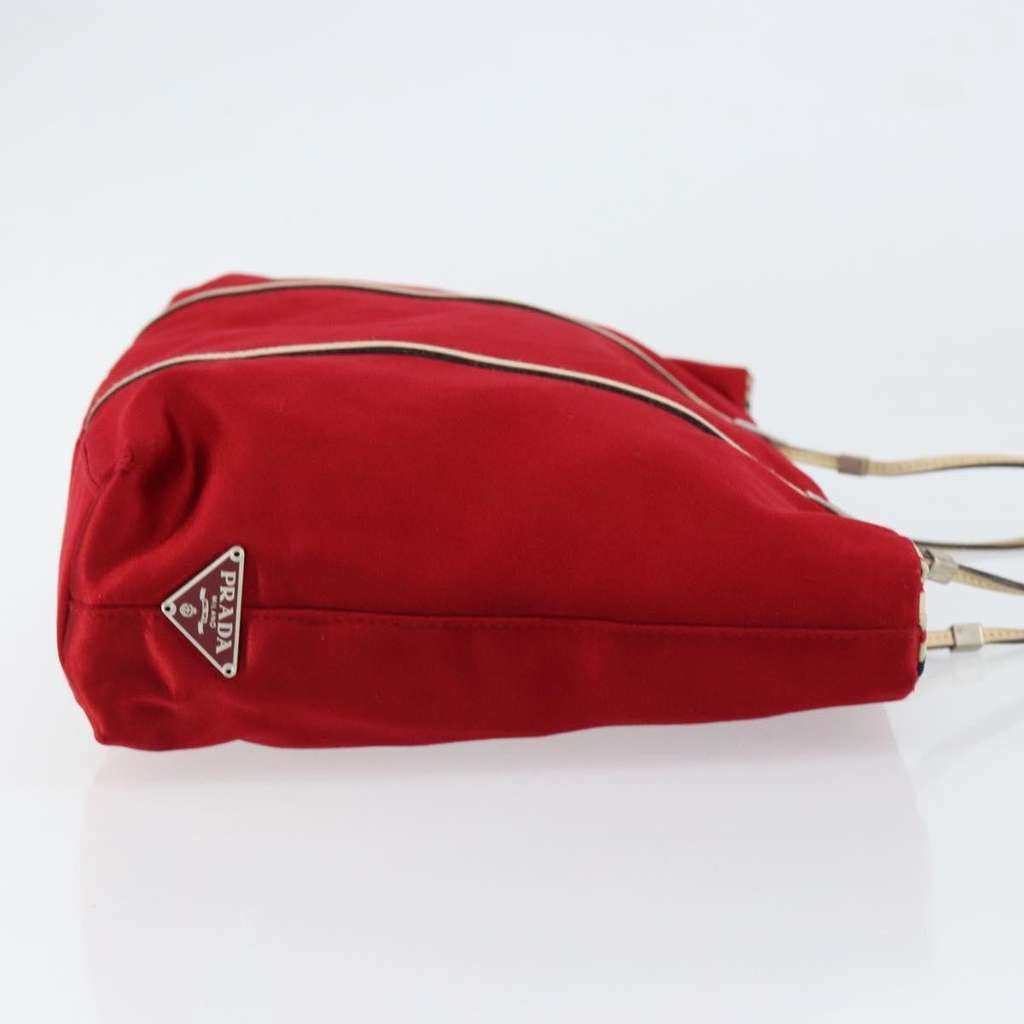 Prada Vintage Handbag Red Satin Good condition - Inside View