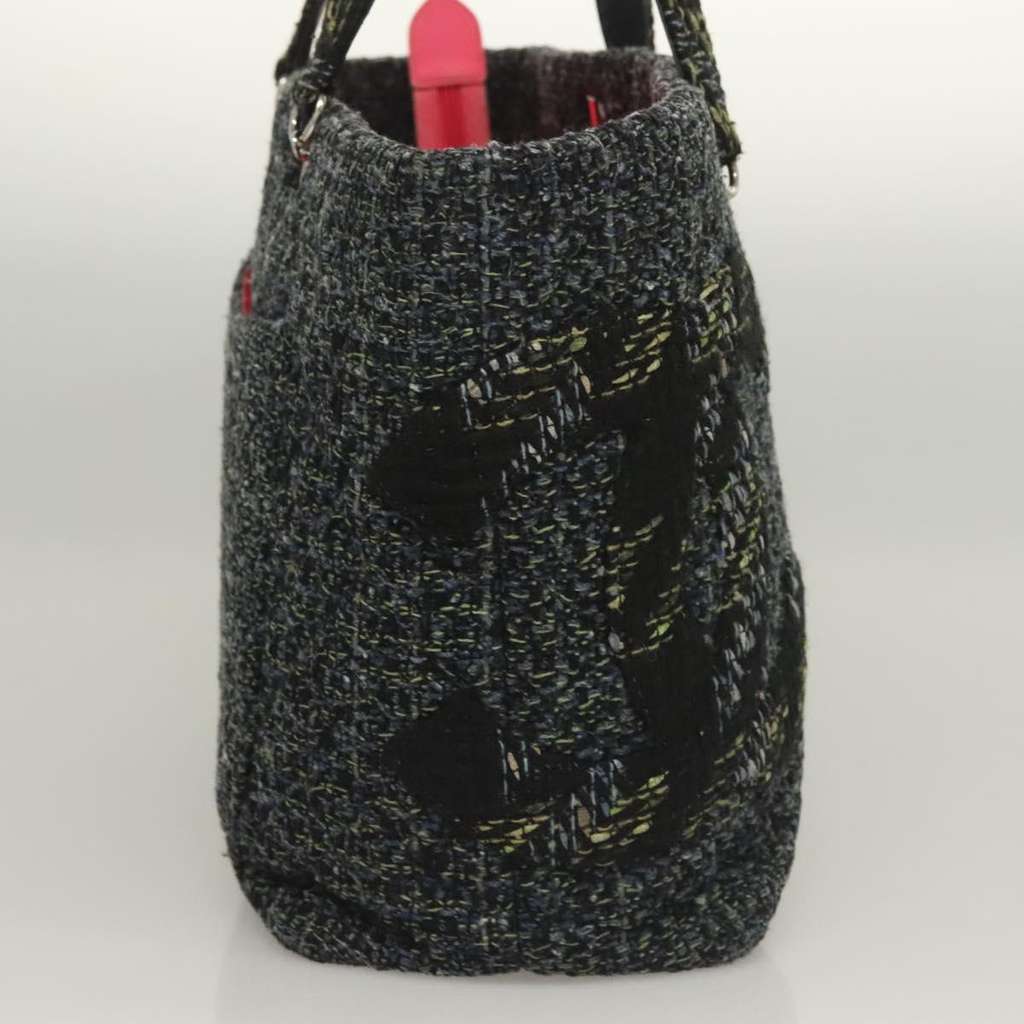 Chanel Cambon Tote Black Tweed Good condition - Model View