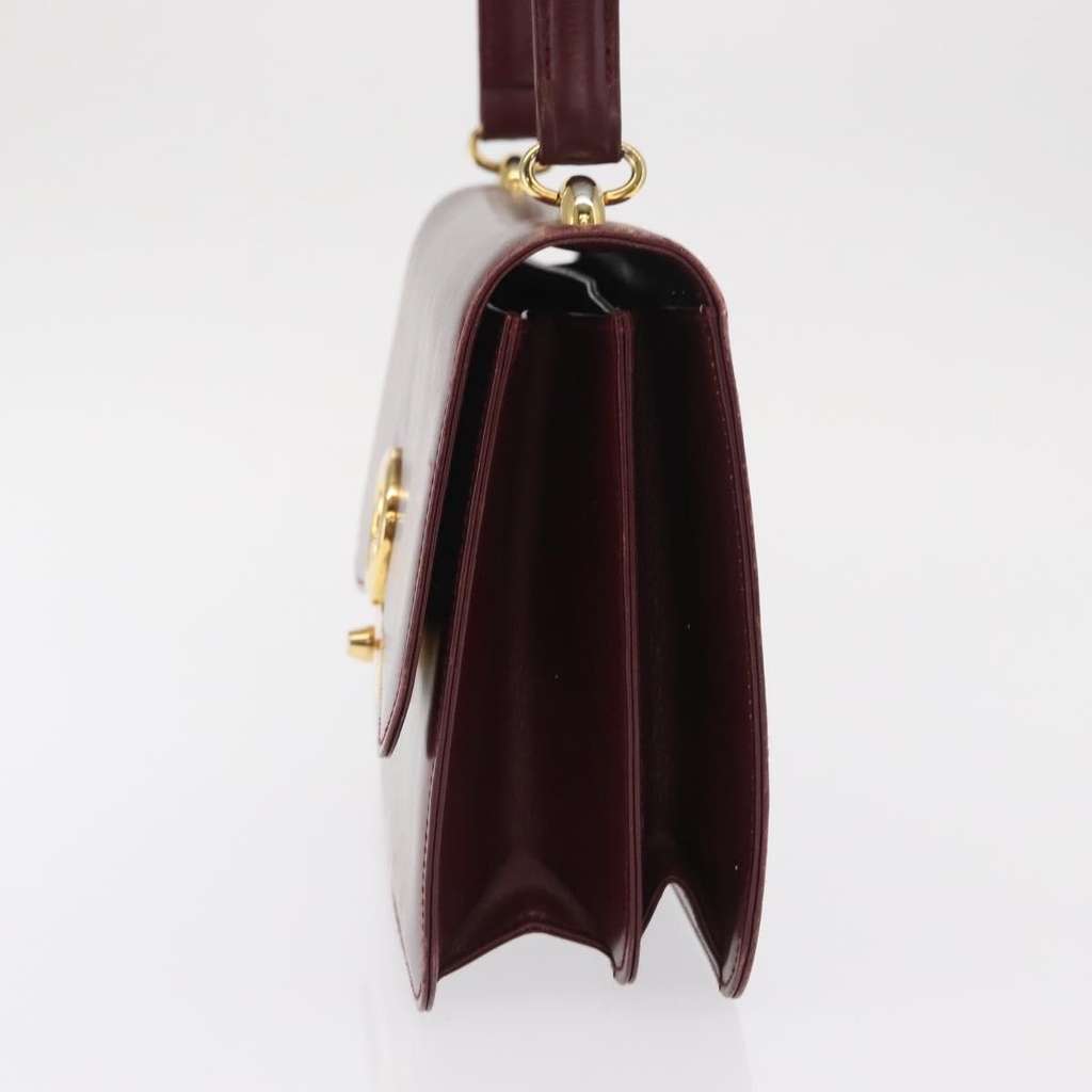 Gucci Vintage Handbag Burgundy Leather Good condition - Inside View