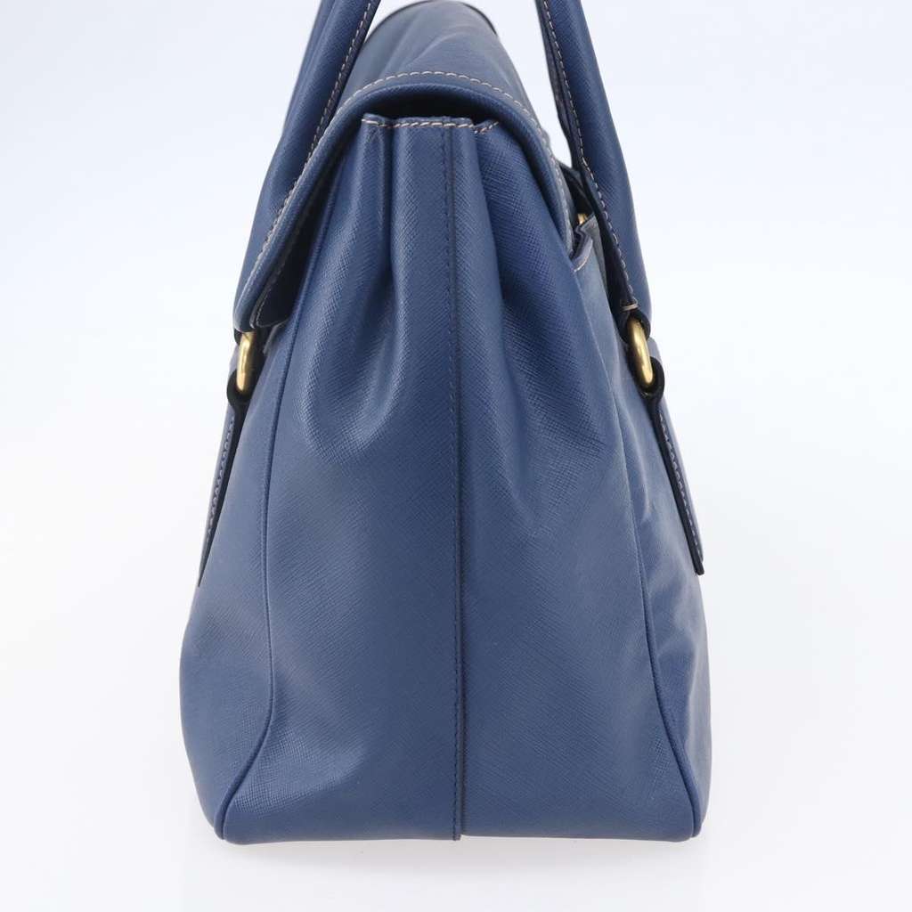 Prada Vintage Handbag Blue Leather Good condition - Model View