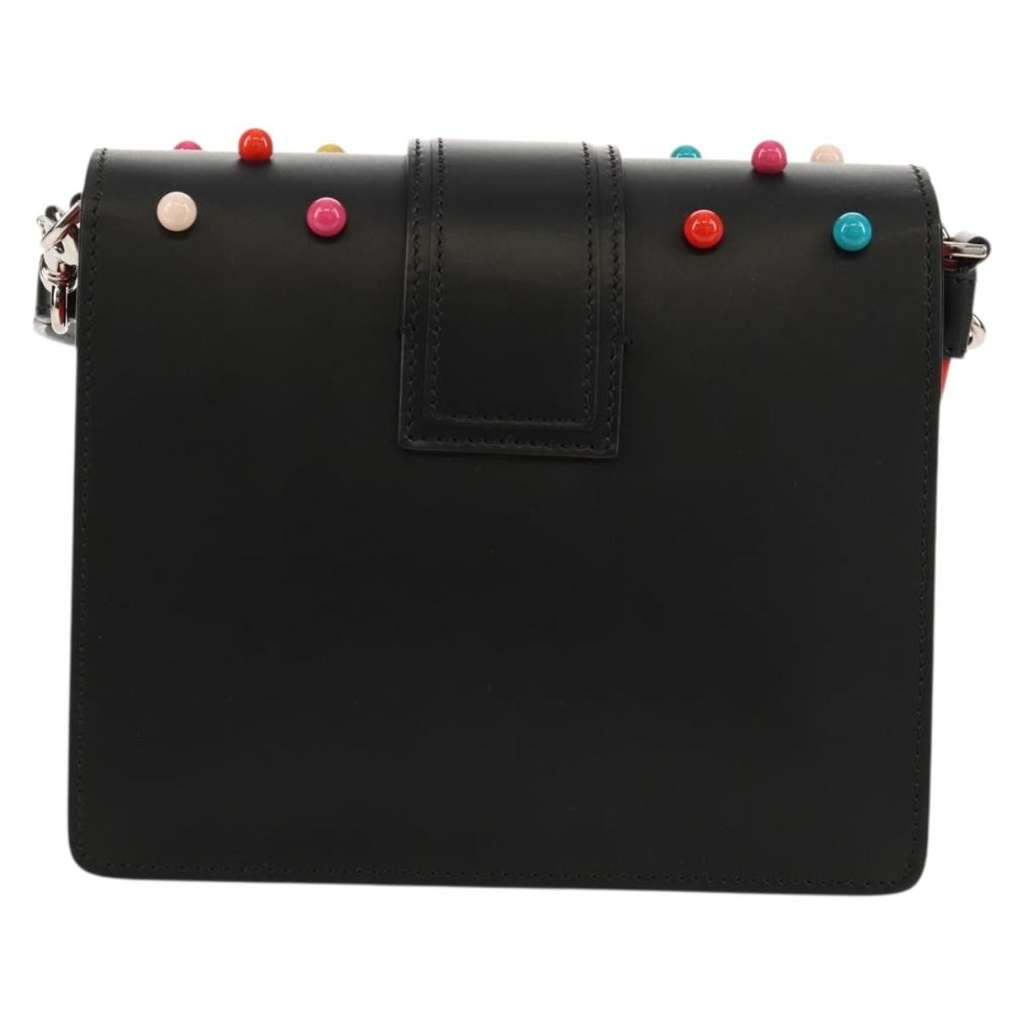 Valentino Garavani Vintage shoulder bag Black Leather Very good condition - Back View