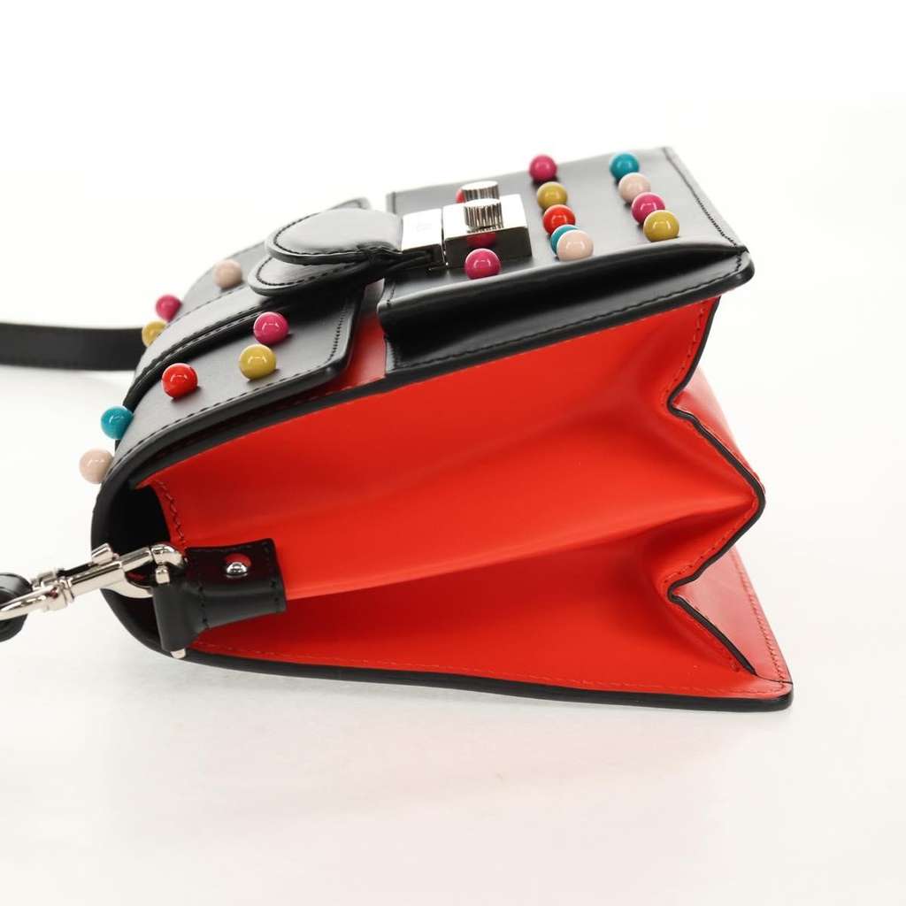 Valentino Garavani Vintage shoulder bag Black Leather Very good condition - Inside View