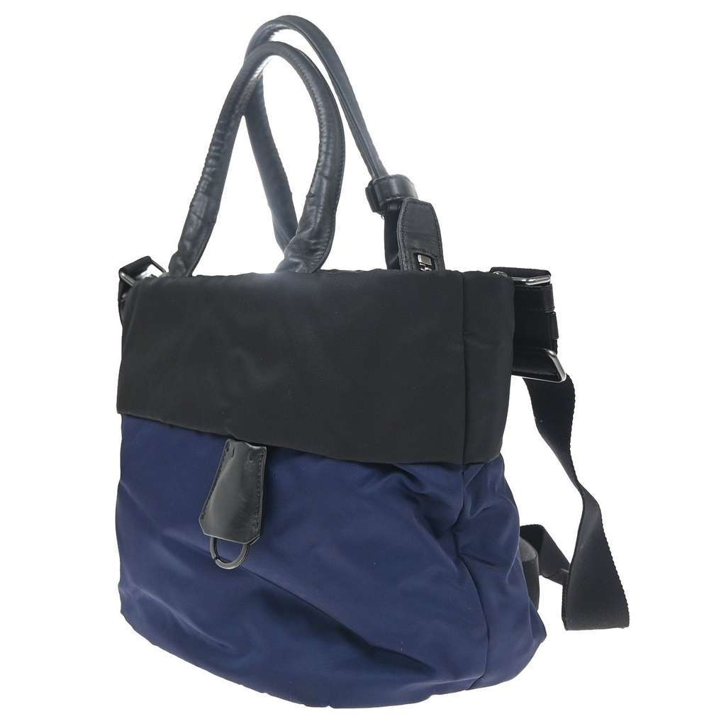 Prada Convertible Double Tote Black Good condition - Inside View