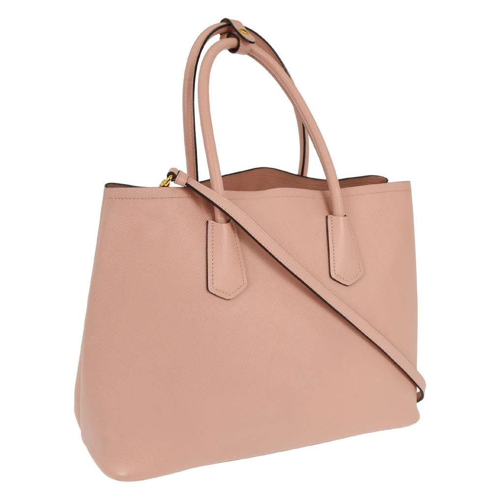 Prada Cuir Double Tote Pink Leather Good condition - Back View