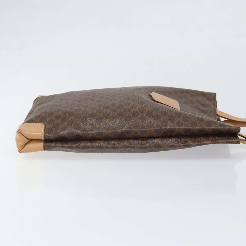 Celine Vintage Macadam Tote bag Brown Canvas Good condition - Inside View