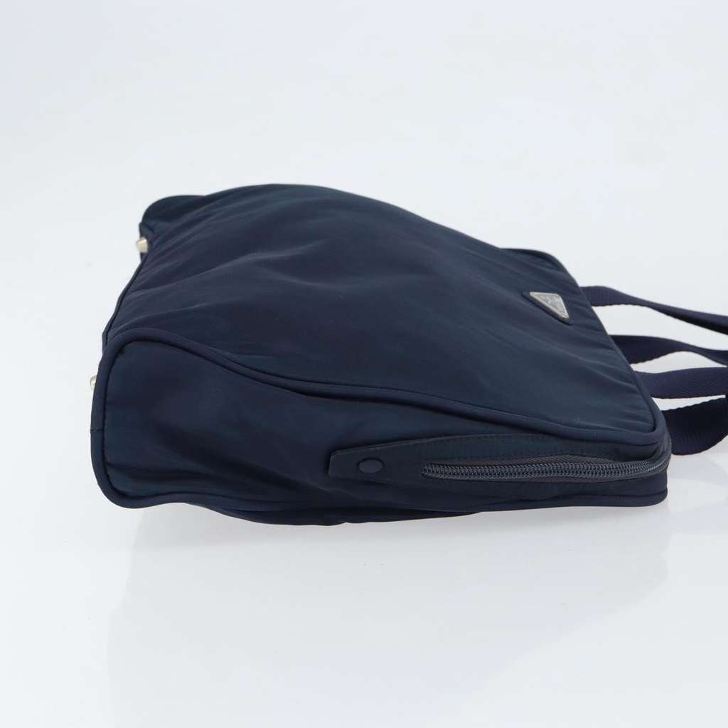 Prada Zip Around Tote Navy Good condition - Inside View