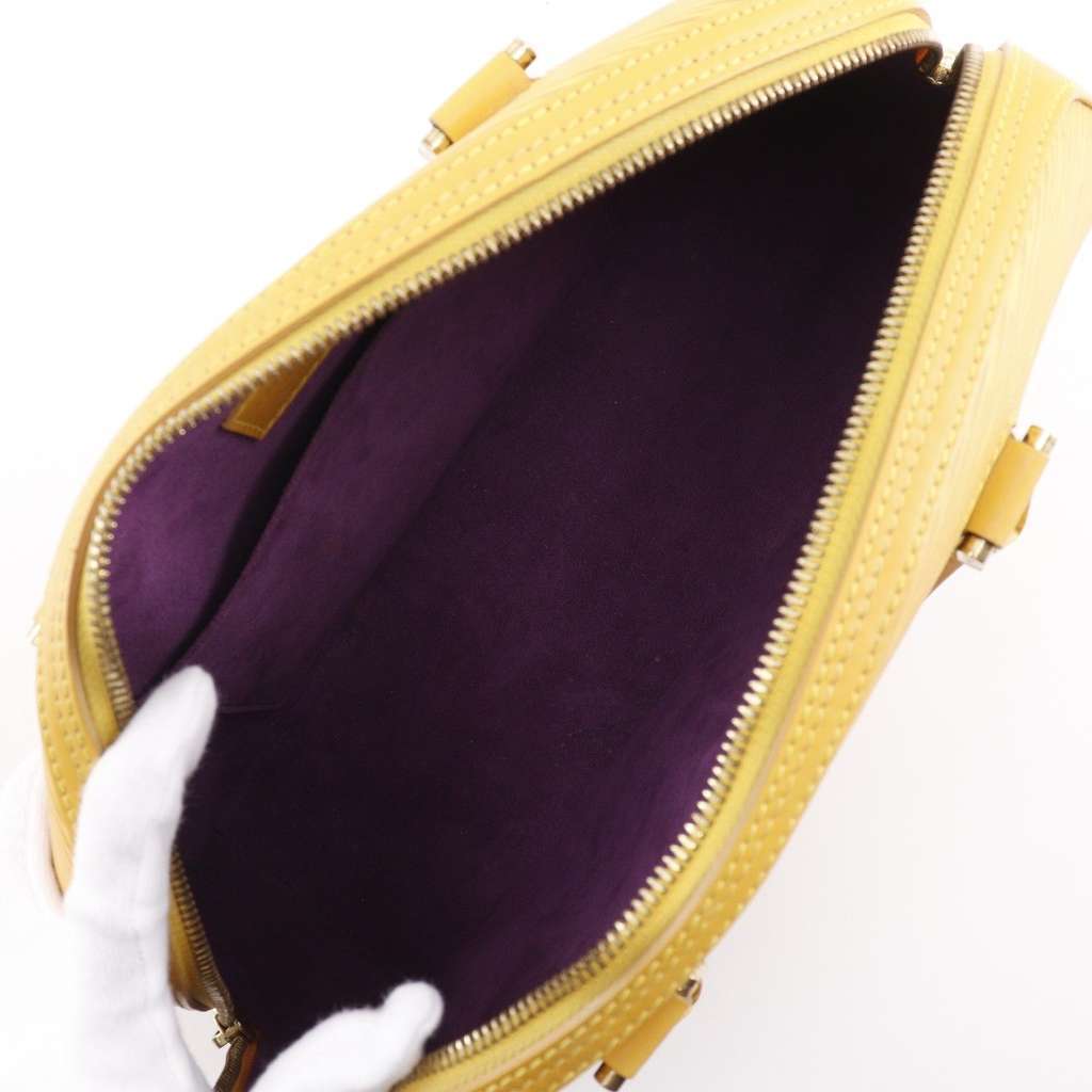 Louis Vuitton Jasmin Bag Yellow Leather Good condition - Model View