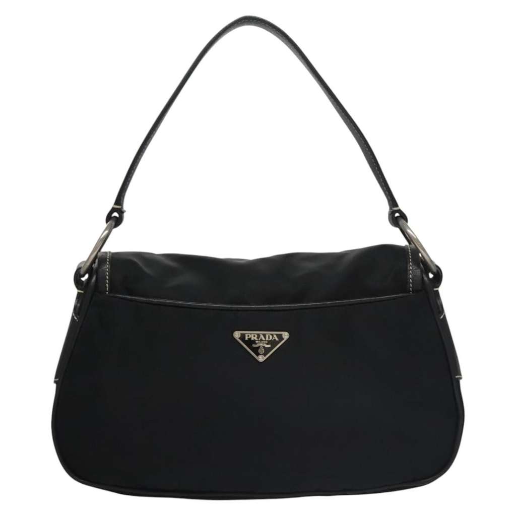 Prada Vintage Shoulder Bag Black Good condition - Back View