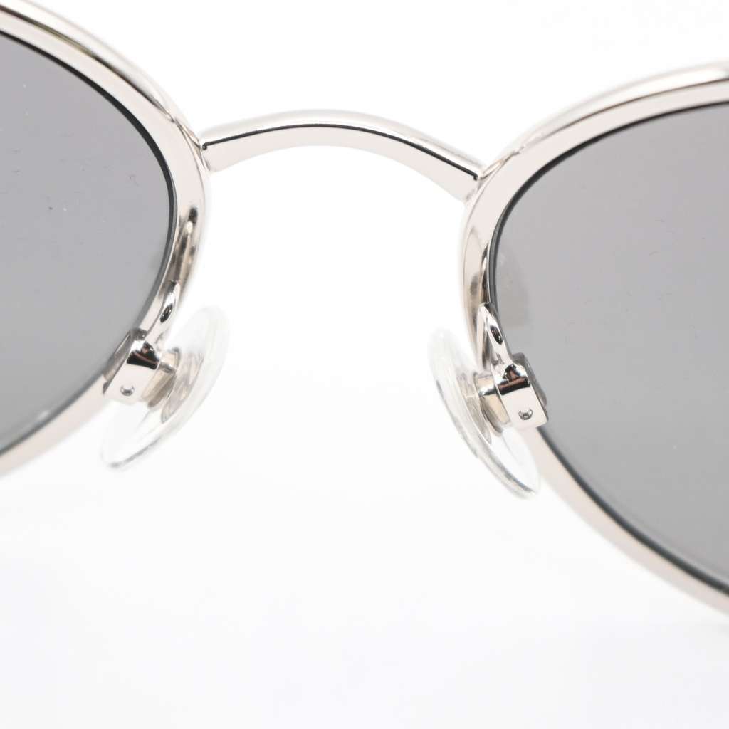 Chanel CHANEL Logo Sunglasses Eye Wear Silver Plastic Good condition - Box View