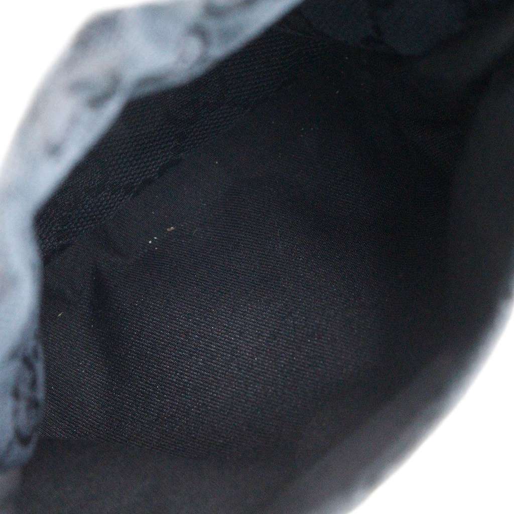 Gucci Vintage Double Belt Bag Black Canvas Good condition - Model View