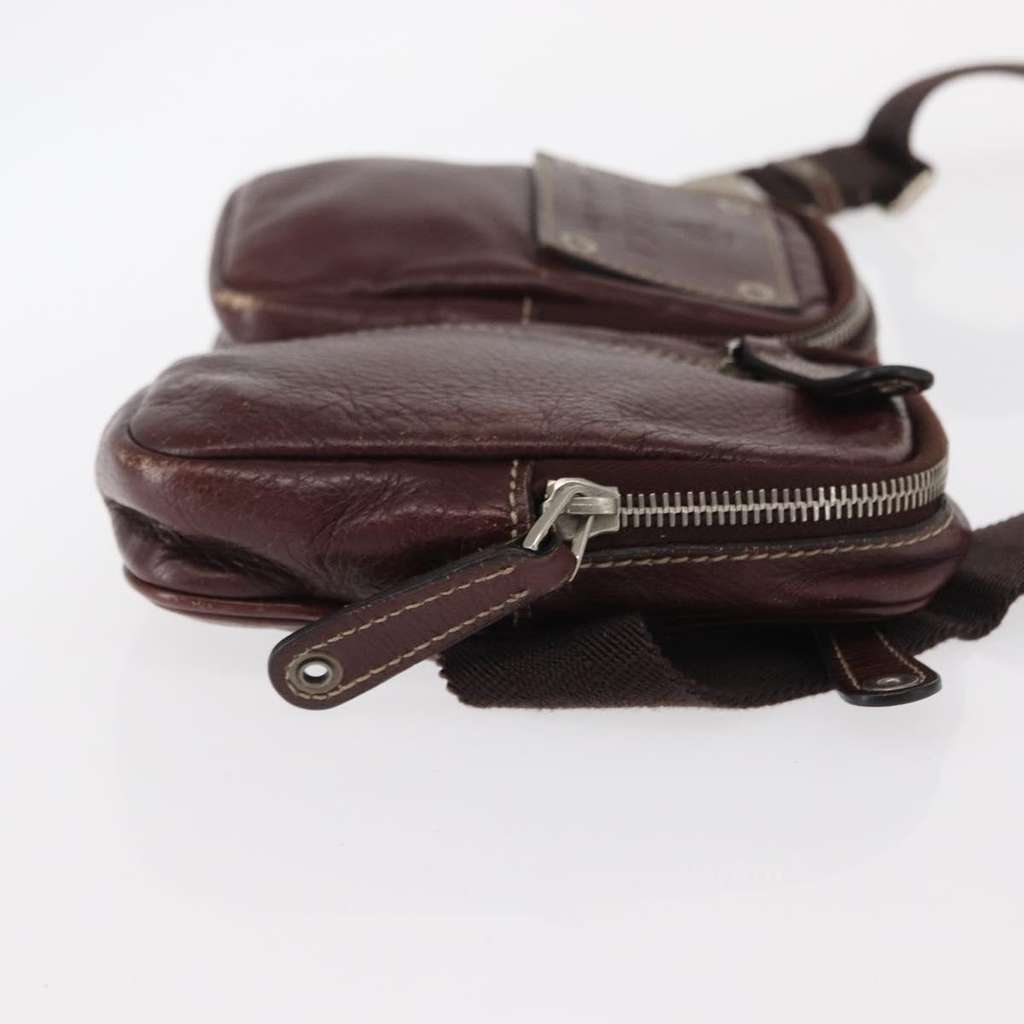Gucci Belt Bag Burgundy Leather Good condition - Inside View