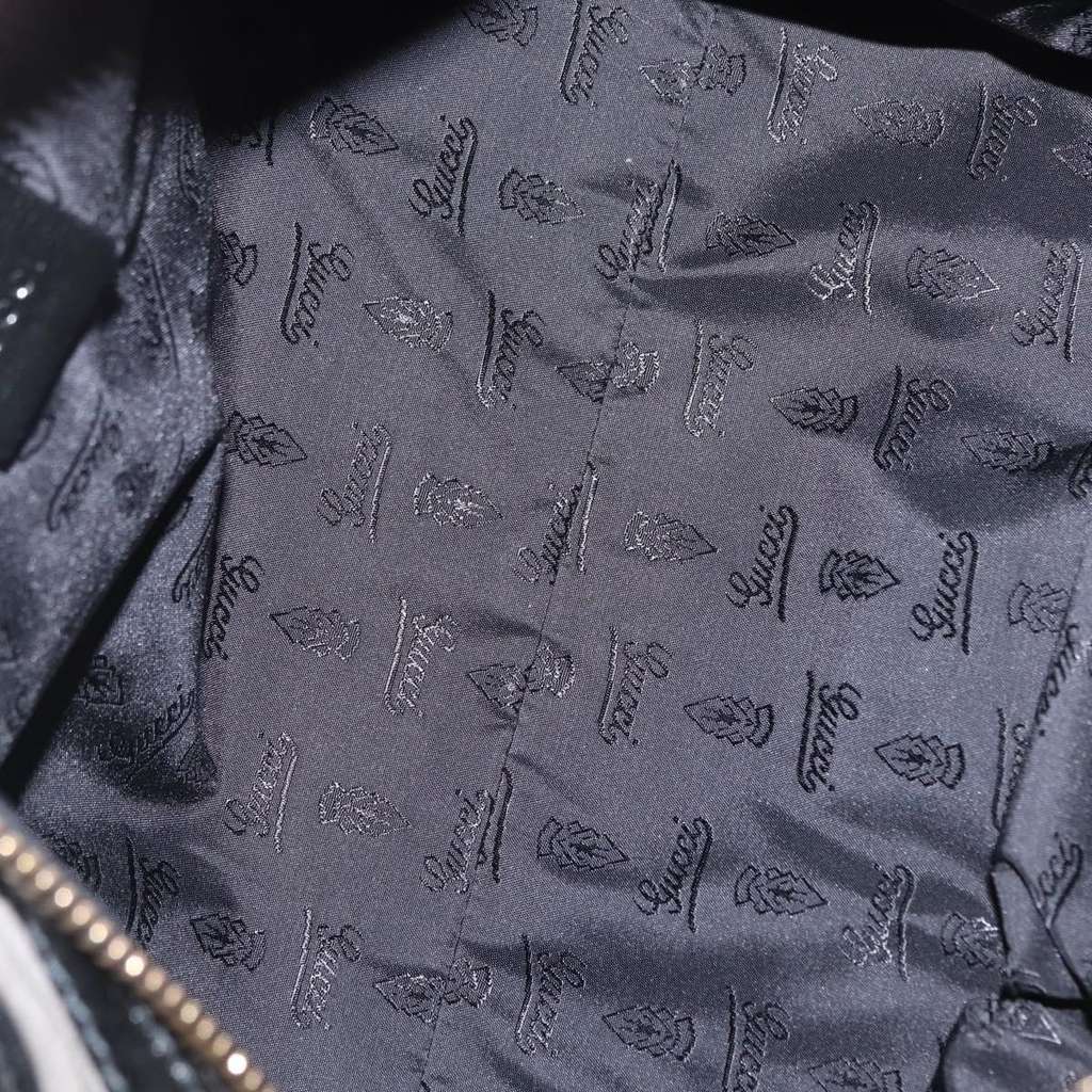 Gucci Aviatrix Satchel Black Suede Good condition - Box View