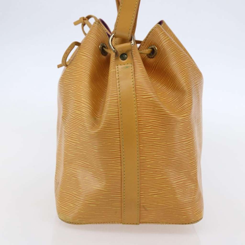 Louis Vuitton Petit Noe Handbag Yellow Leather Good condition - Model View