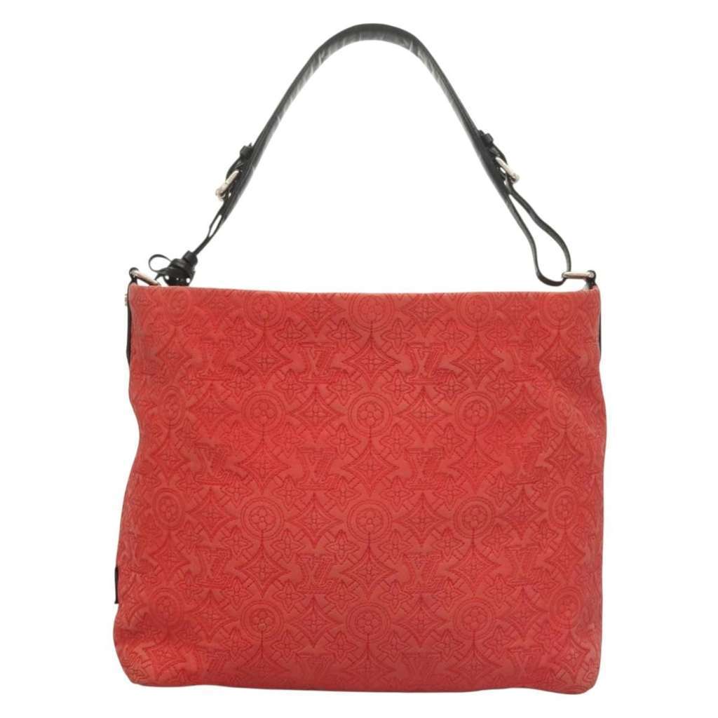 Louis Vuitton Antheia Hobo Red Leather Good condition - Back View