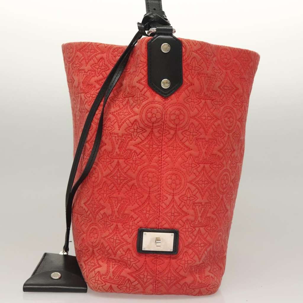 Louis Vuitton Antheia Hobo Red Leather Good condition - Inside View