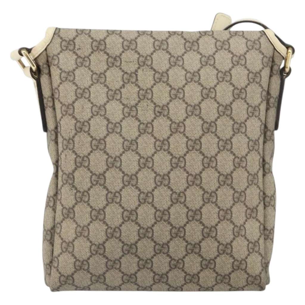 Gucci Flap Messenger Beige Good condition - Back View