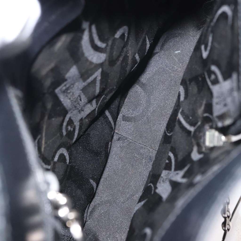 Salvatore Ferragamo Gancini Shoulder Bag Black Leather Good condition - Box View