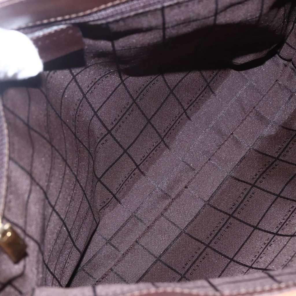 Celine C Macadam Shoulder bag Beige Suede Good condition - Box View