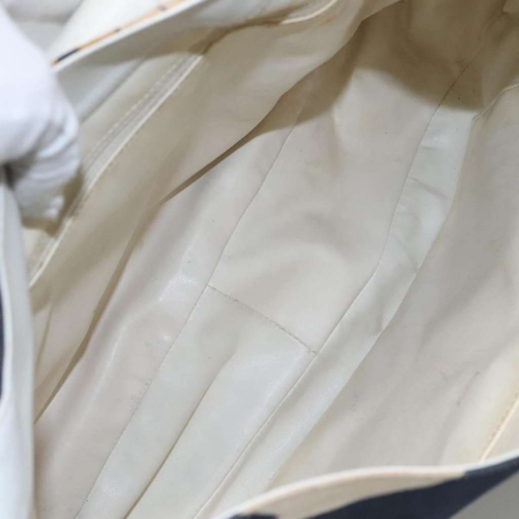 Chanel Miss Mademoiselle Shoulderbag Navy Canvas Good condition - Box View