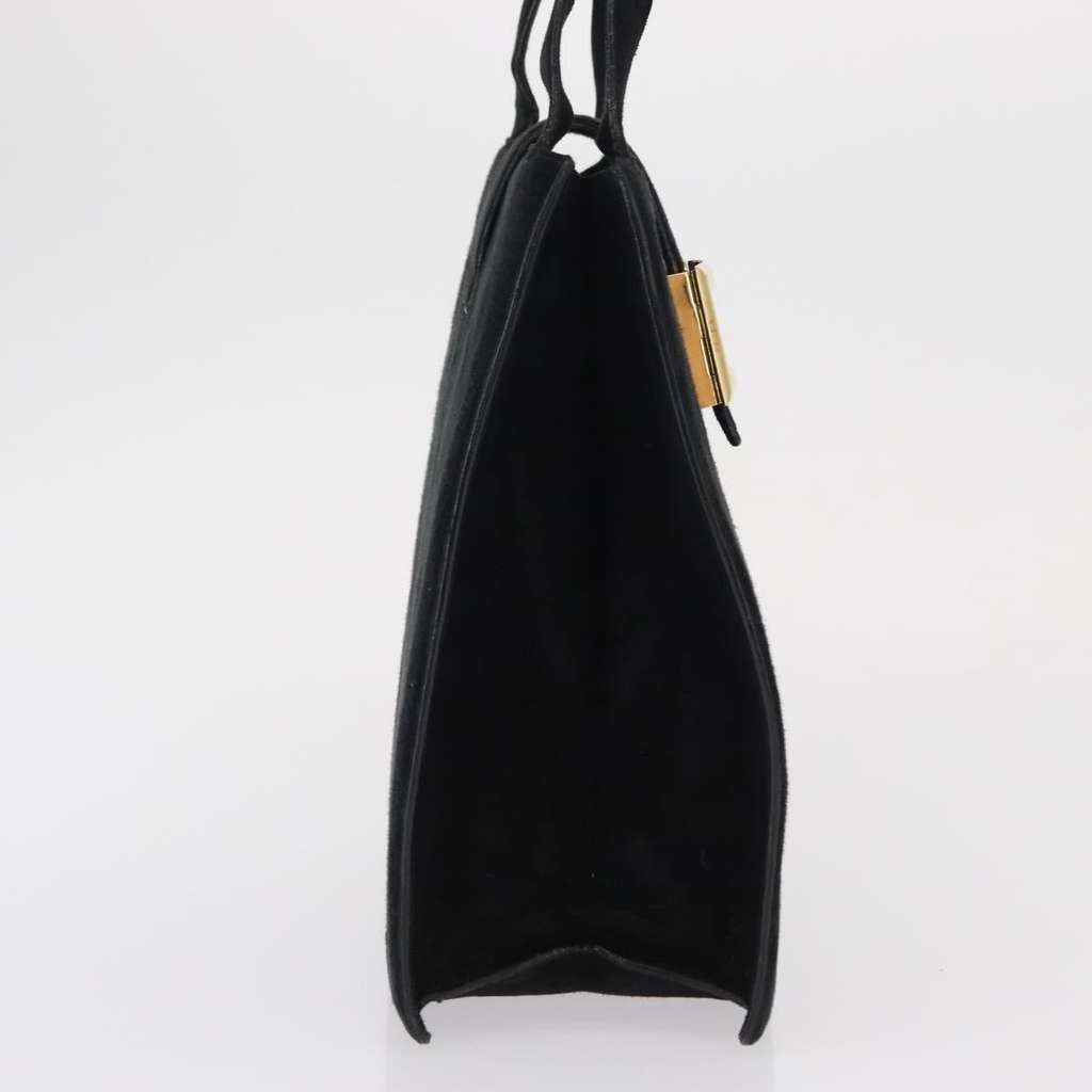 Prada Vintage Handbag Black Suede Good condition - Model View