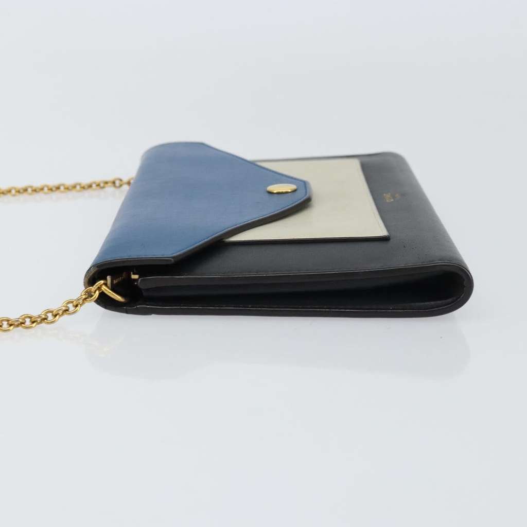 Celine Pocket Envelope Wallet on Chain Other Leather Good condition - Model View