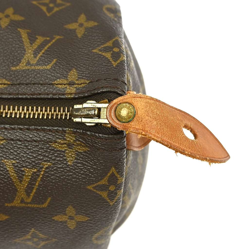 Louis Vuitton Speedy Handbag Brown Canvas Good condition - Box View
