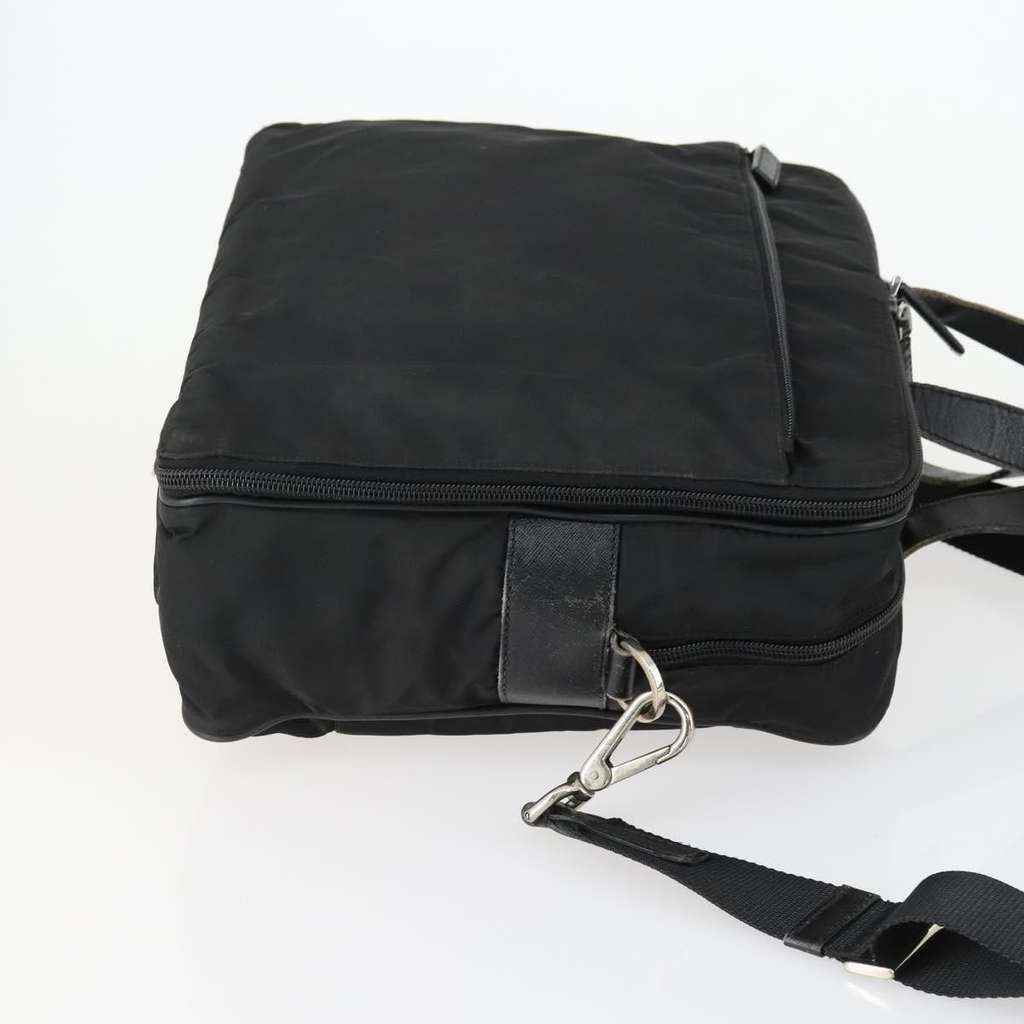 Prada Convertible Front Zip Briefcase Black Fair condition - Inside View