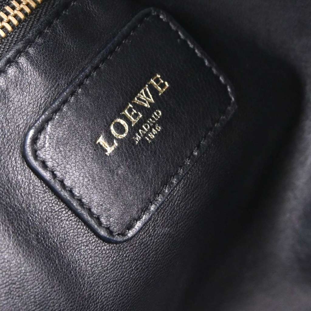 Loewe Amazona Bag Black Leather Good condition - Model View