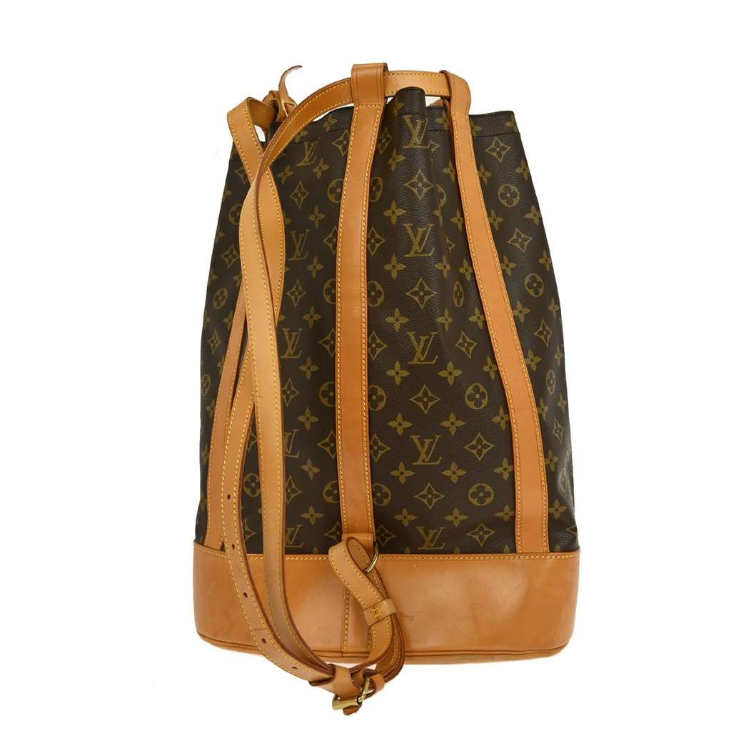 Louis Vuitton Randonnee Backpack Brown Canvas Good condition - Back View