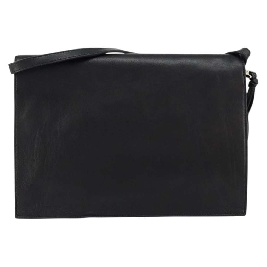 Chloe Vintage Shoulder Bag Black Leather Good condition - Back View