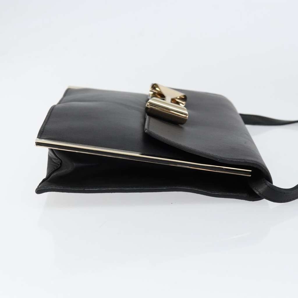 Chloe Vintage Shoulder Bag Black Leather Good condition - Inside View