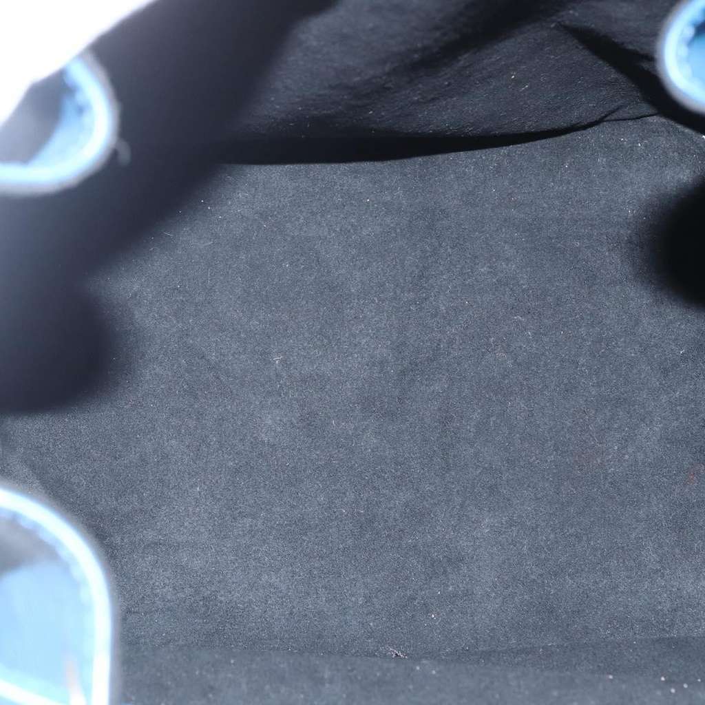 Louis Vuitton Petit Noe Handbag Blue Leather Good condition - Box View