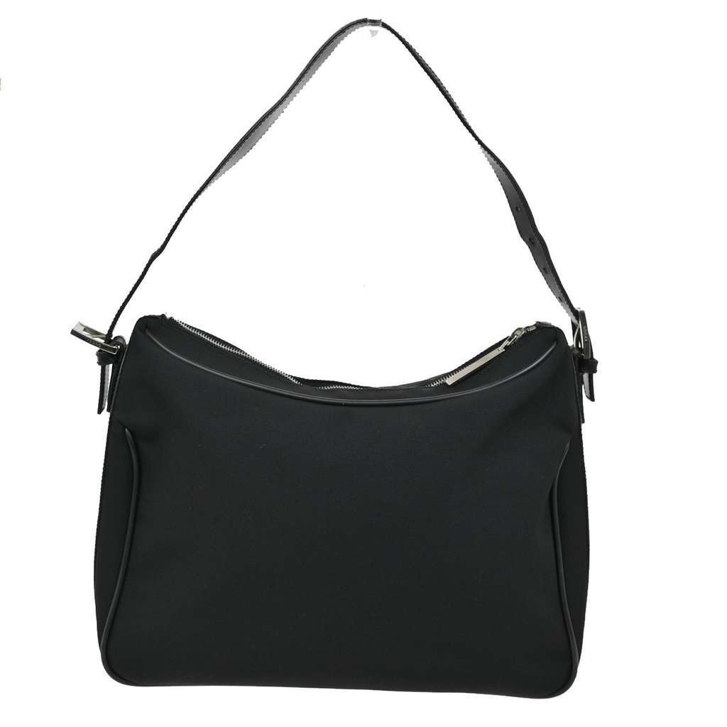 Gucci Vintage Shoulder Bag Black Canvas Good condition - Back View