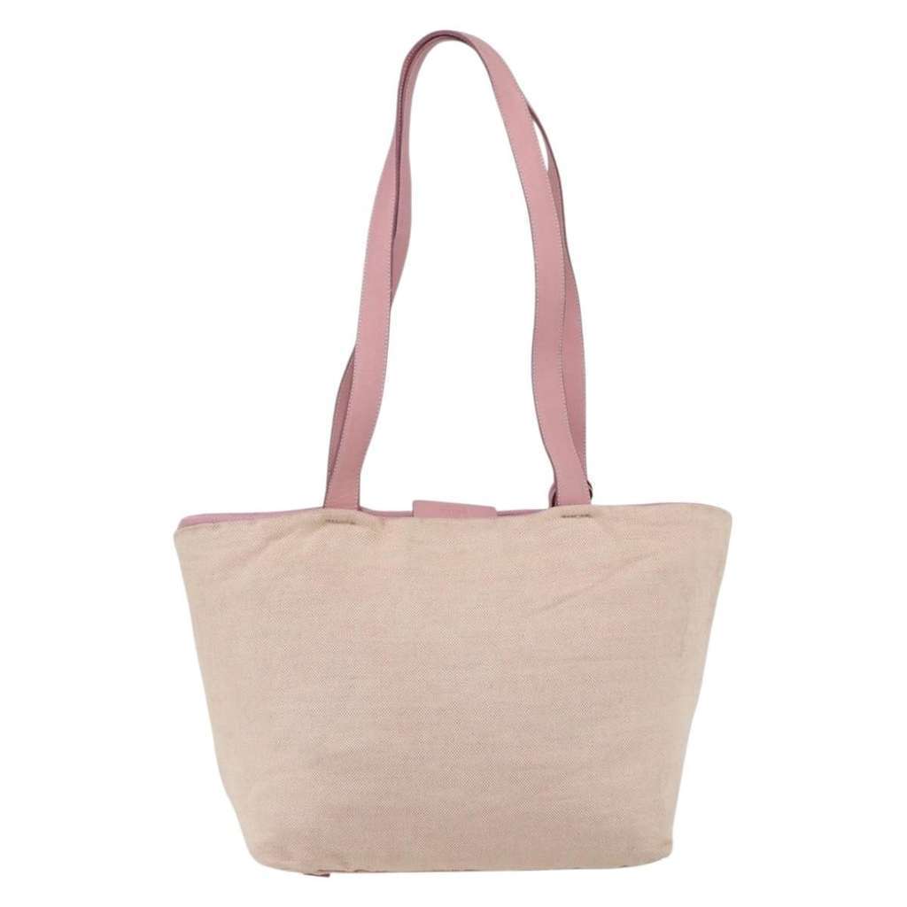 Prada Sport Tote bag Pink Canvas Fair condition - Back View