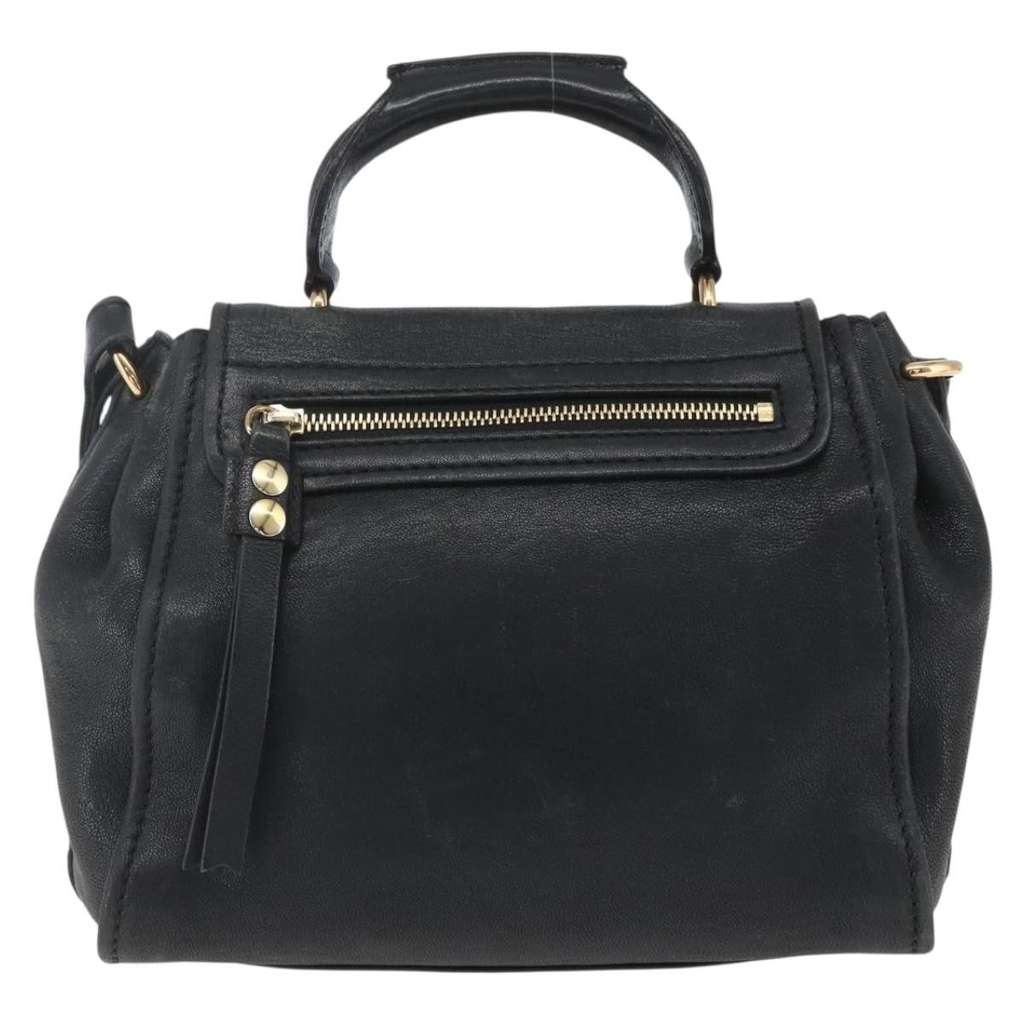 Chloe Elsie Convertible Satchel Black Leather Fair condition - Back View