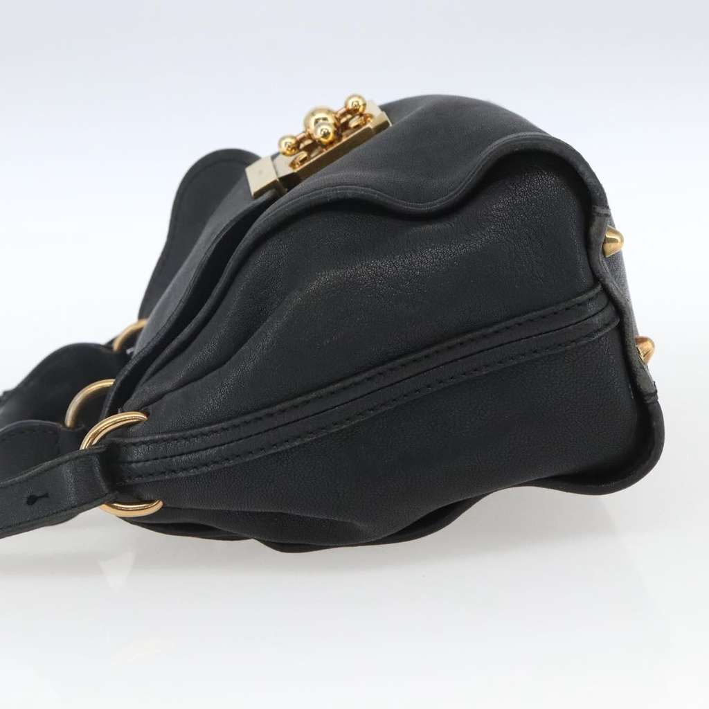 Chloe Elsie Convertible Satchel Black Leather Fair condition - Inside View