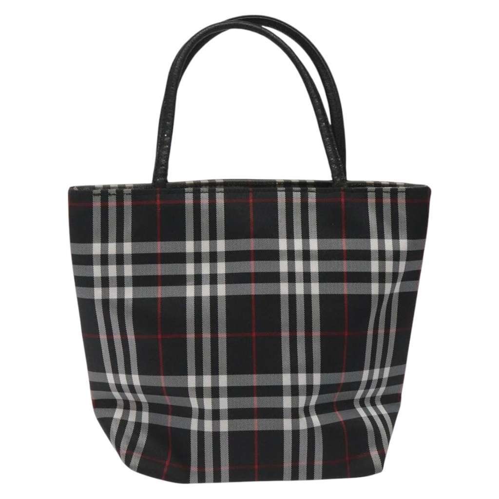 Burberry Nova Check Tote Black Good condition - Back View