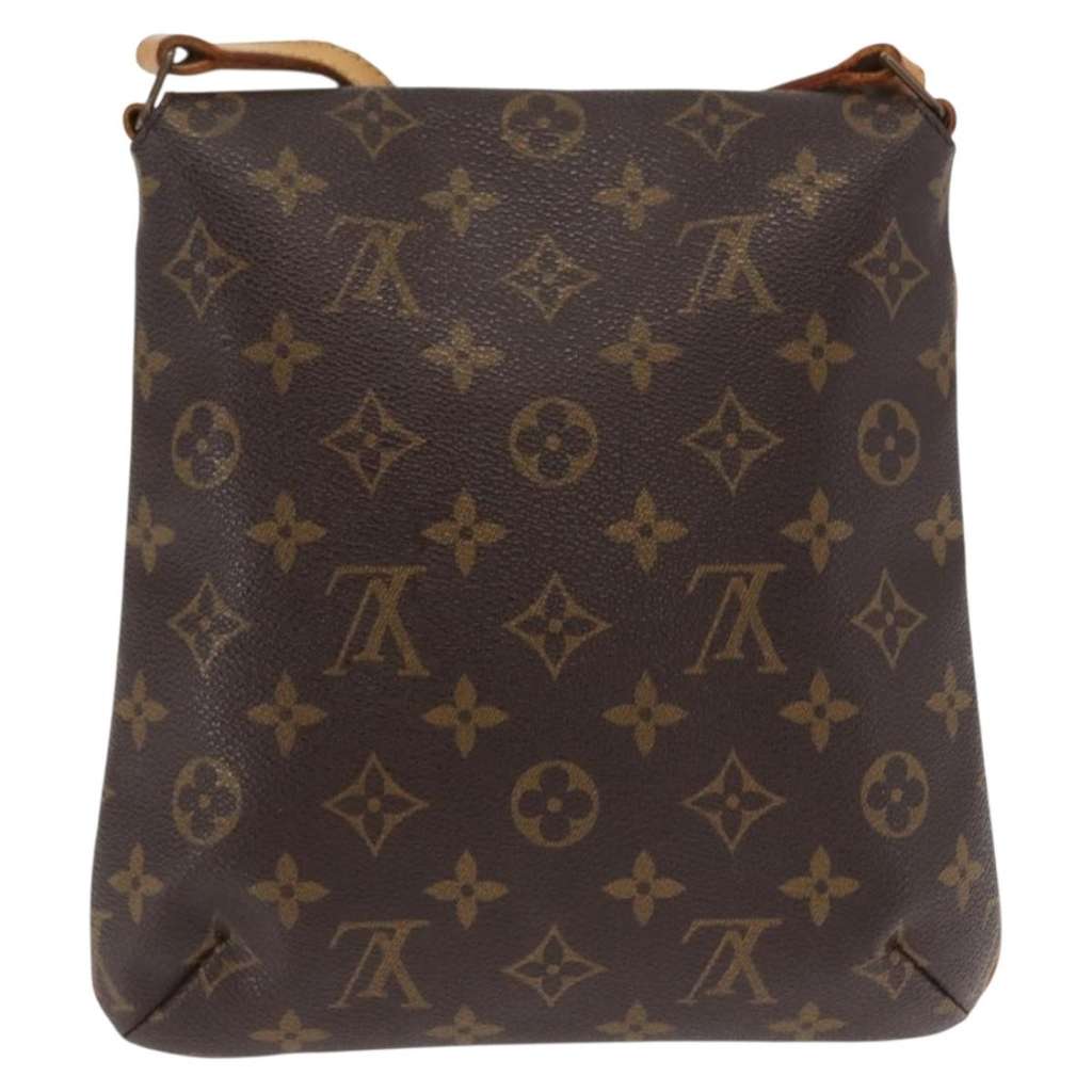 Louis Vuitton Musette Salsa Handbag Brown Canvas Good condition - Back View
