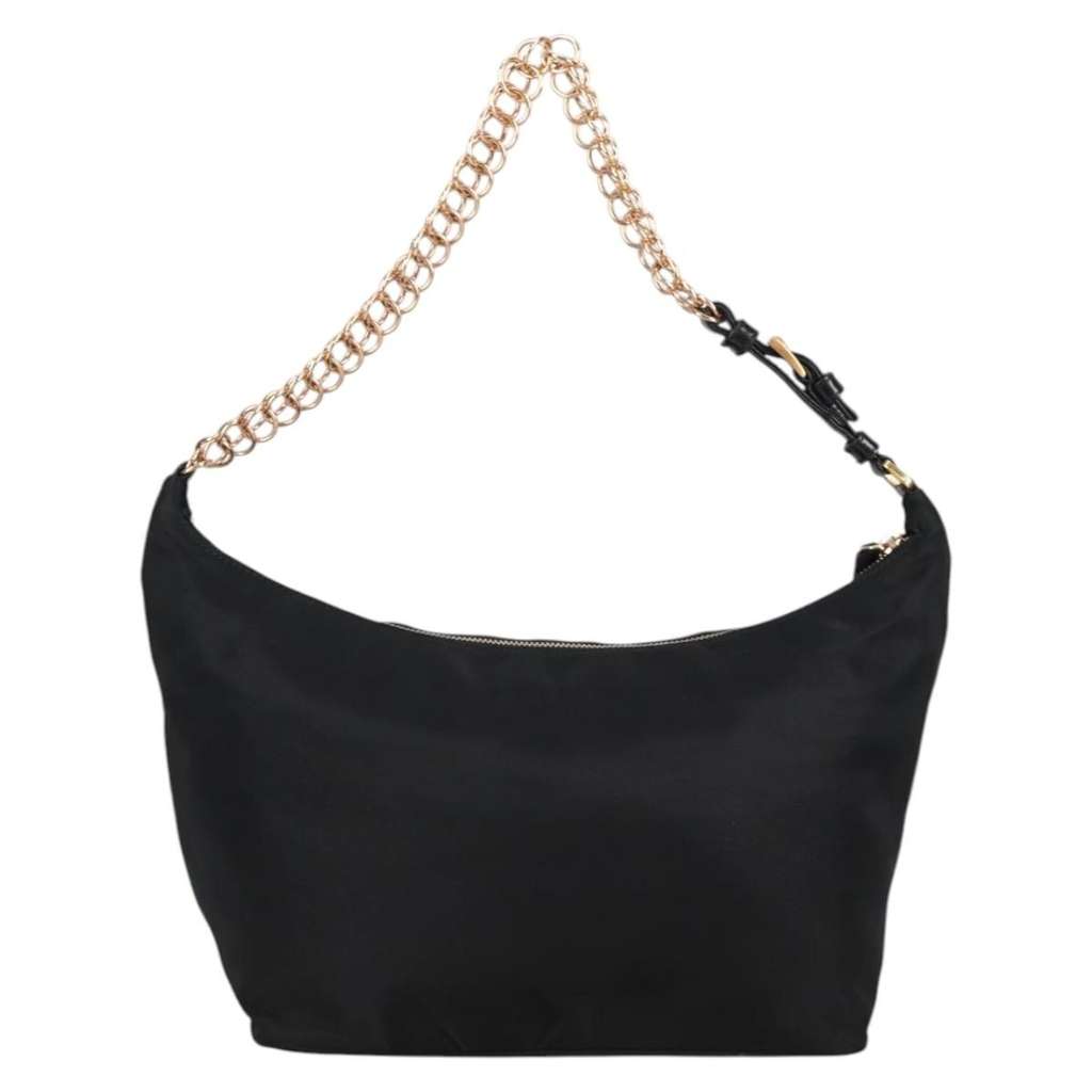 Prada Double Chain Hobo Black Good condition - Back View