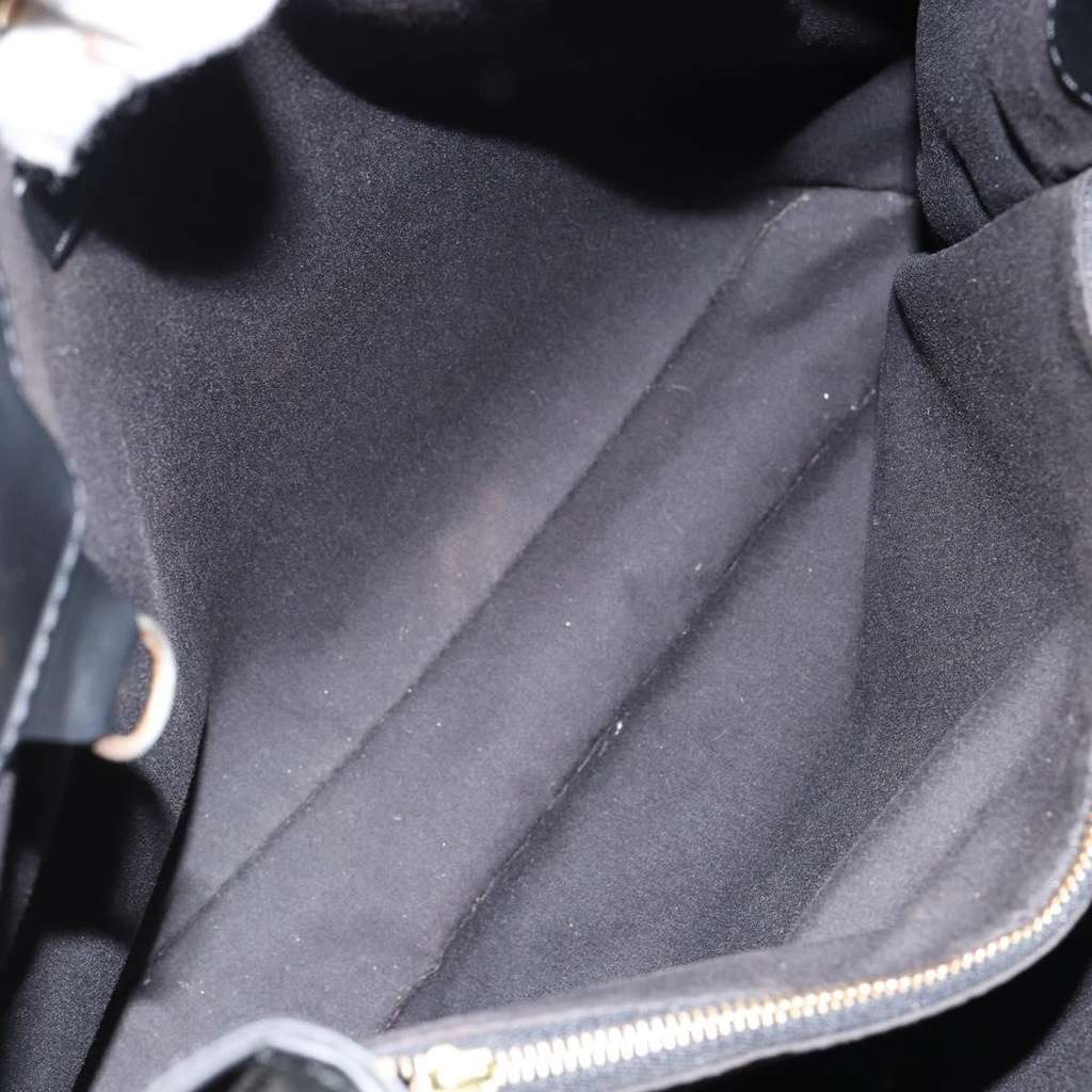 Louis Vuitton Mandara Handbag Black Leather Good condition - Box View