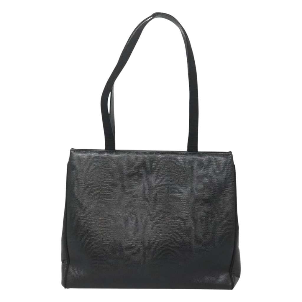 Salvatore Ferragamo Vintage Vara Bow Tote Black Leather Good condition - Back View