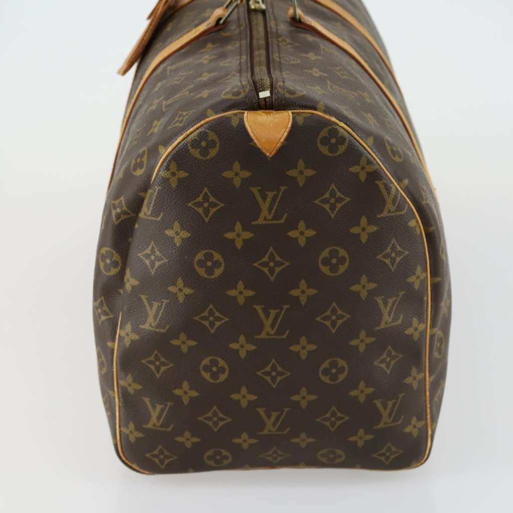 Louis Vuitton Keepall Bag Brown Canvas Fair condition - Inside View