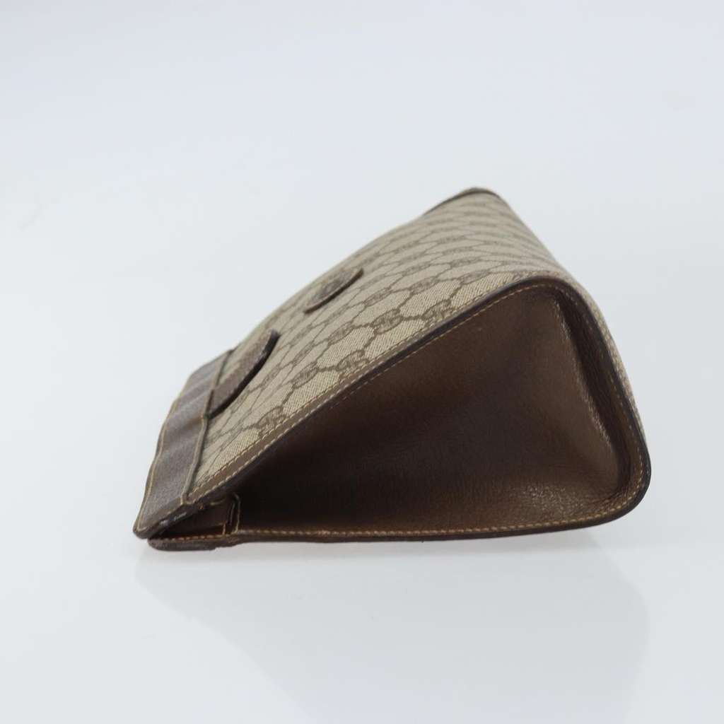 Gucci GG Supreme Clutch bag Beige Good condition - Model View