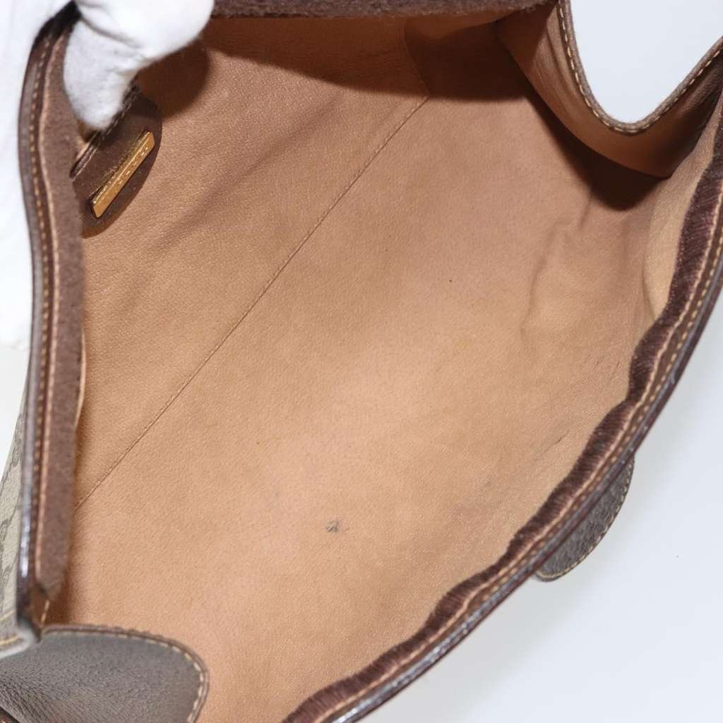 Gucci GG Supreme Clutch bag Beige Good condition - Box View